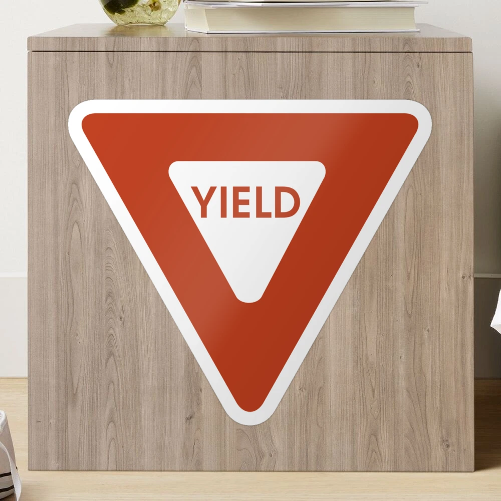 US Yield Road Sign