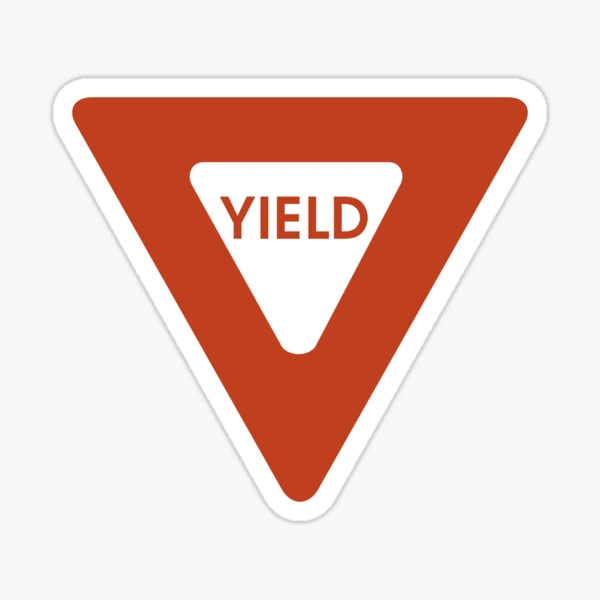 USAストリート看板 YIELD US Yield Road Sign