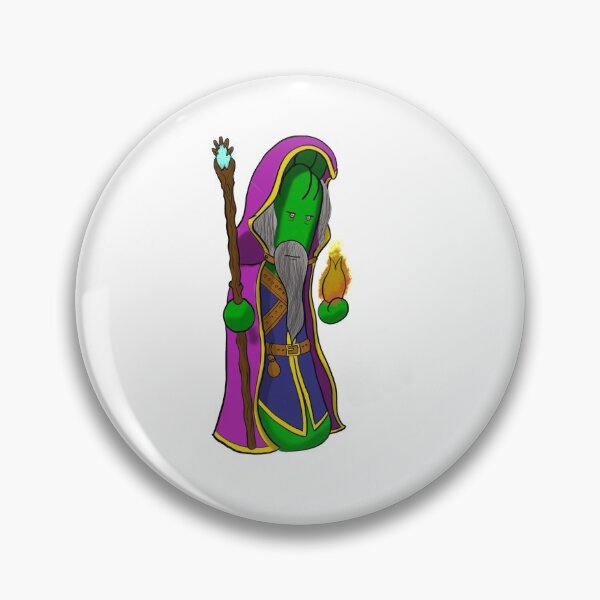 Item preview, Zalem the Zucchini Sorcerer designed and sold by Hopeless Arts.