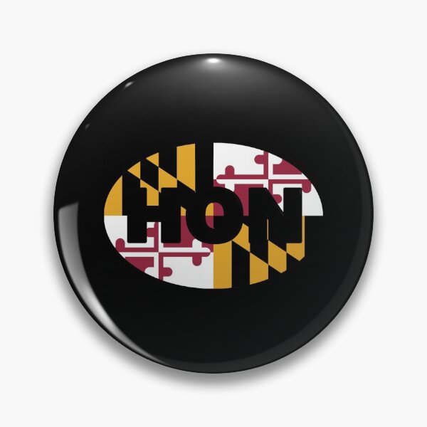 Item preview, Baltimore Hon Maryland State Flag Oval Goin Down the Ocean City Campy designed and sold by Draculaura2009.