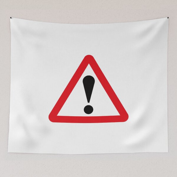 Item preview, UK Warning Road Sign designed and sold by MintGubbins.
