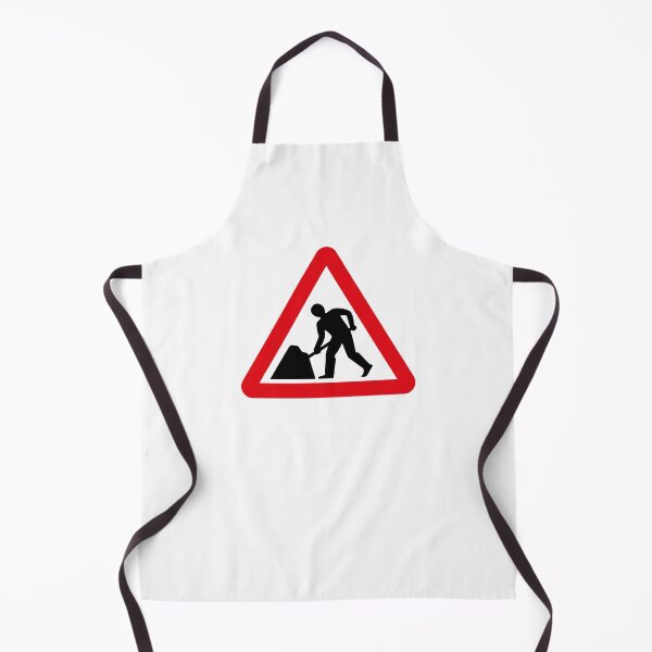 Item preview, UK Roadworks/Men at Work Road Sign designed and sold by MintGubbins.