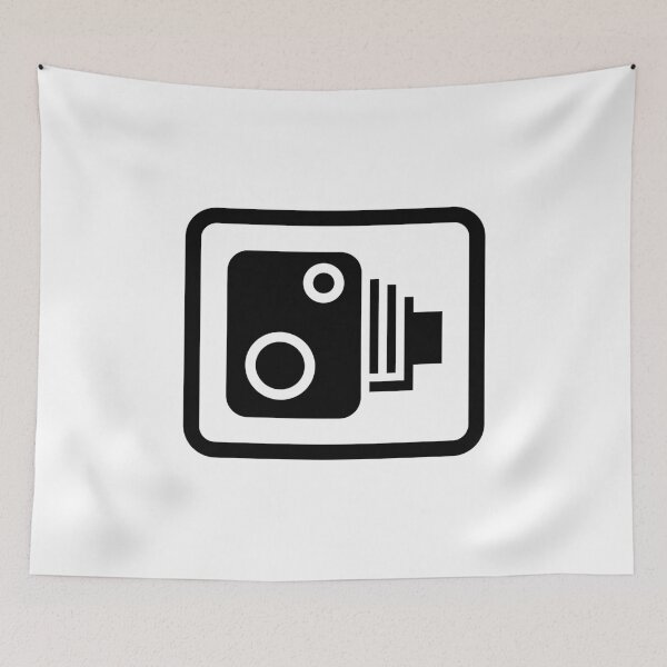 Item preview, UK Speed Camera Warning Road Sign designed and sold by MintGubbins.