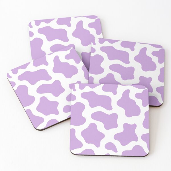 Item preview, pastel purple cow print kawaii  designed and sold by Gossip Rag.