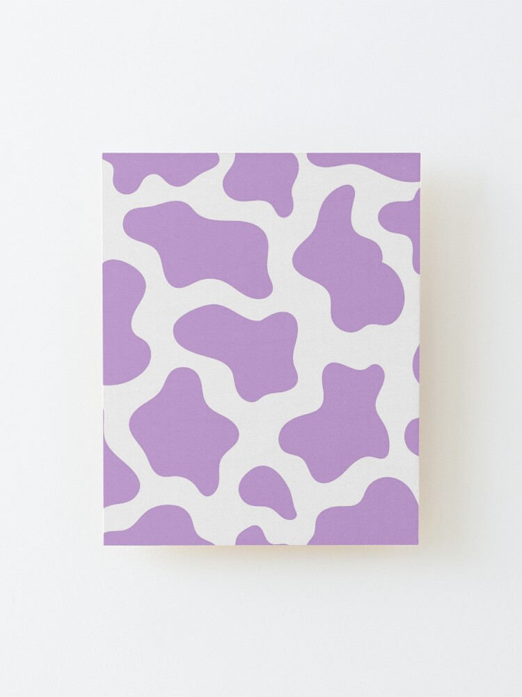 pastel purple cow print kawaii  Art Print for Sale by gossiprag