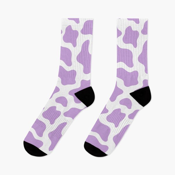 Item preview, pastel purple cow print kawaii designed and sold by Gossip Rag.
