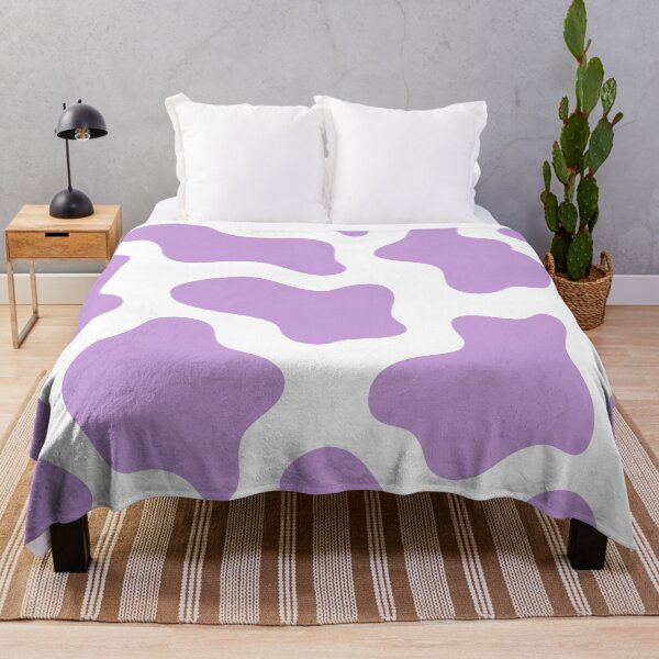 Item preview, pastel purple cow print kawaii designed and sold by Gossip Rag.