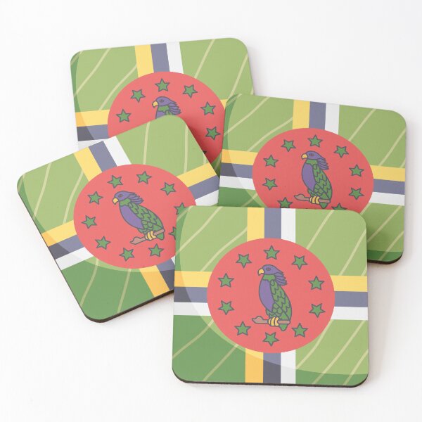 Item preview, Dominica Flag Country Isolated Icon designed and sold by MIDDLX.