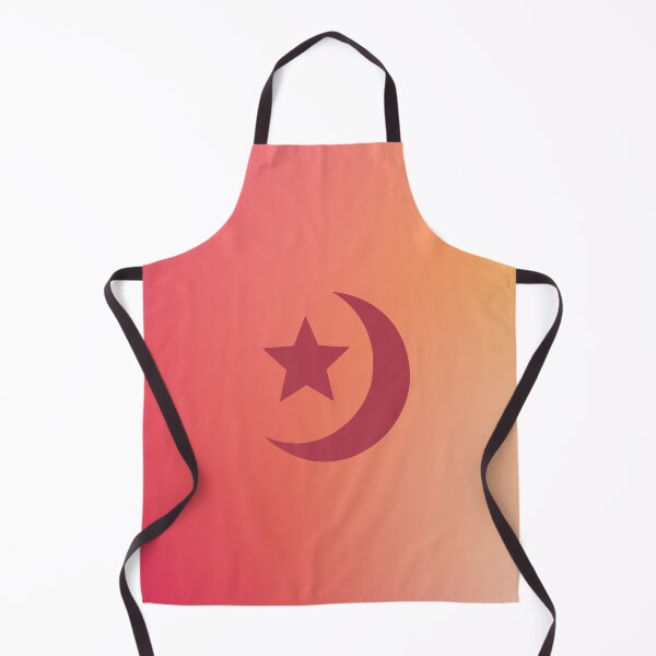 Item preview, Dark Red/Maroon Crescent Moon in Red/Orange Gradient Sky designed and sold by ShaunSandhu.