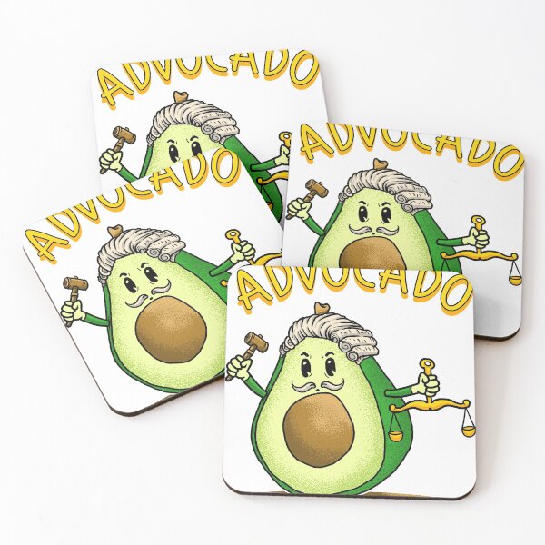 Item preview, Advocado lawyer vegan vegetarian law funny designed and sold by redshirtz.