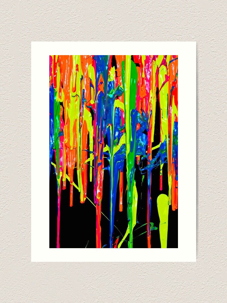 Dripping paint wallpaper