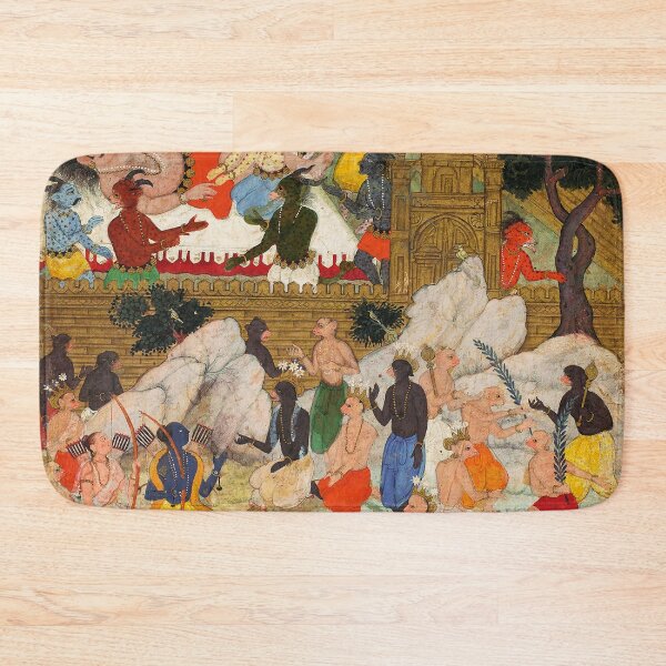 Item preview, The Awakening of Kumbhakarna in the Golden City of Lanka designed and sold by allhistory.