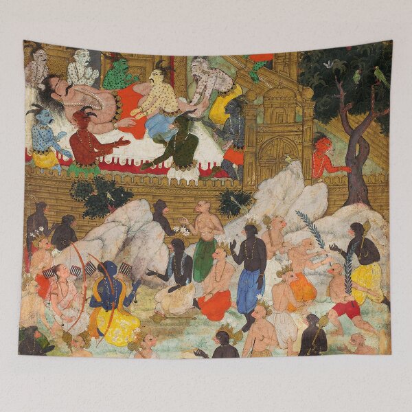 Item preview, The Awakening of Kumbhakarna in the Golden City of Lanka designed and sold by allhistory.