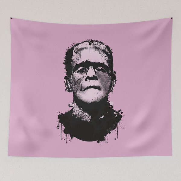 Item preview, Frankenpink - Classic Monster Art - Original Horror - Classic Hollywood - Pastel Goth designed and sold by davidhydefierce.