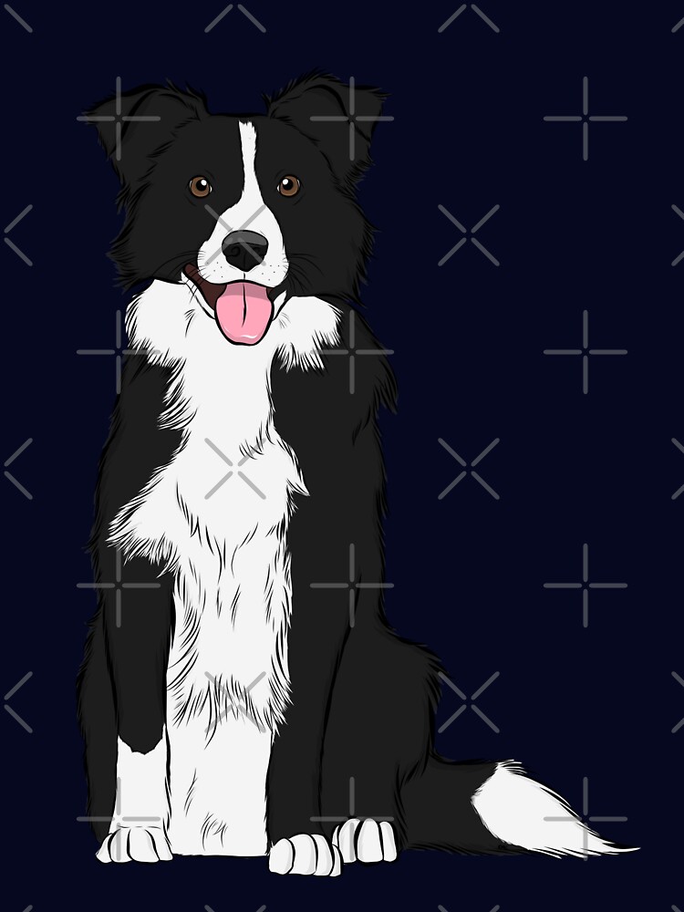 Imagen 7 de 7, Camiseta esencial con la obra Border Collie, diseñada y vendida por rmcbuckeye.