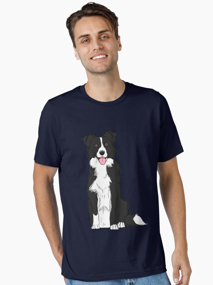 Imagen 1 de 7, Camiseta esencial con la obra Border Collie, diseñada y vendida por rmcbuckeye.