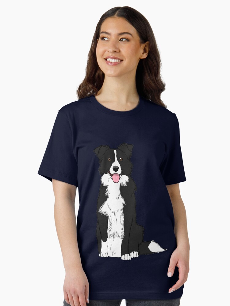 Imagen 2 de 7, Camiseta esencial con la obra Border Collie, diseñada y vendida por rmcbuckeye.