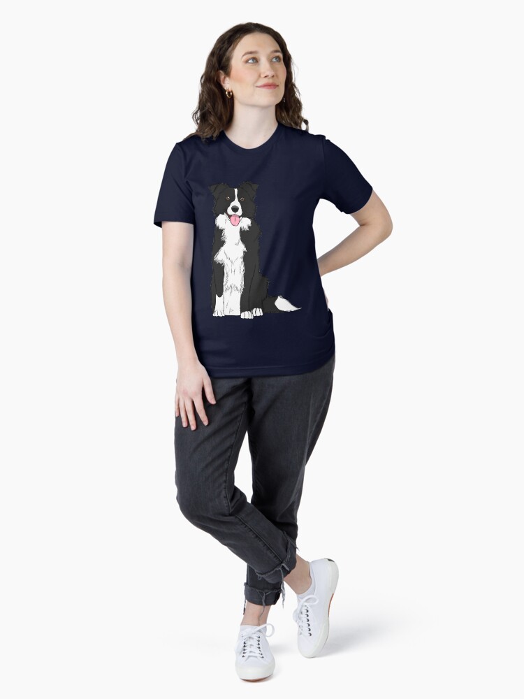 Imagen 4 de 7, Camiseta esencial con la obra Border Collie, diseñada y vendida por rmcbuckeye.