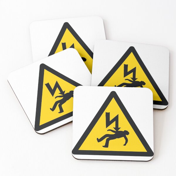 Item preview, UK Danger of Death Warning Sign designed and sold by MintGubbins.