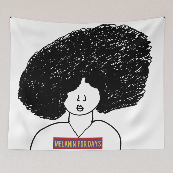 Item preview, AFRO GIRL CARTOON designed and sold by RetroPlaceee.