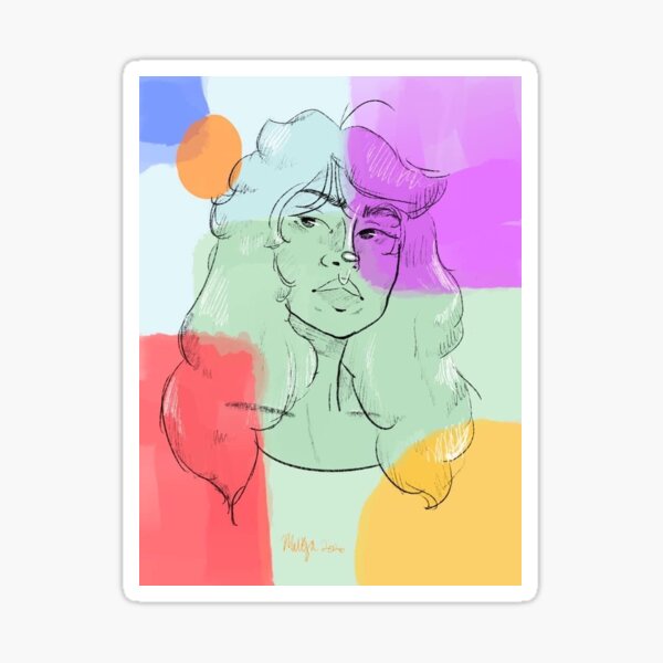 Splash of Color Sticker
