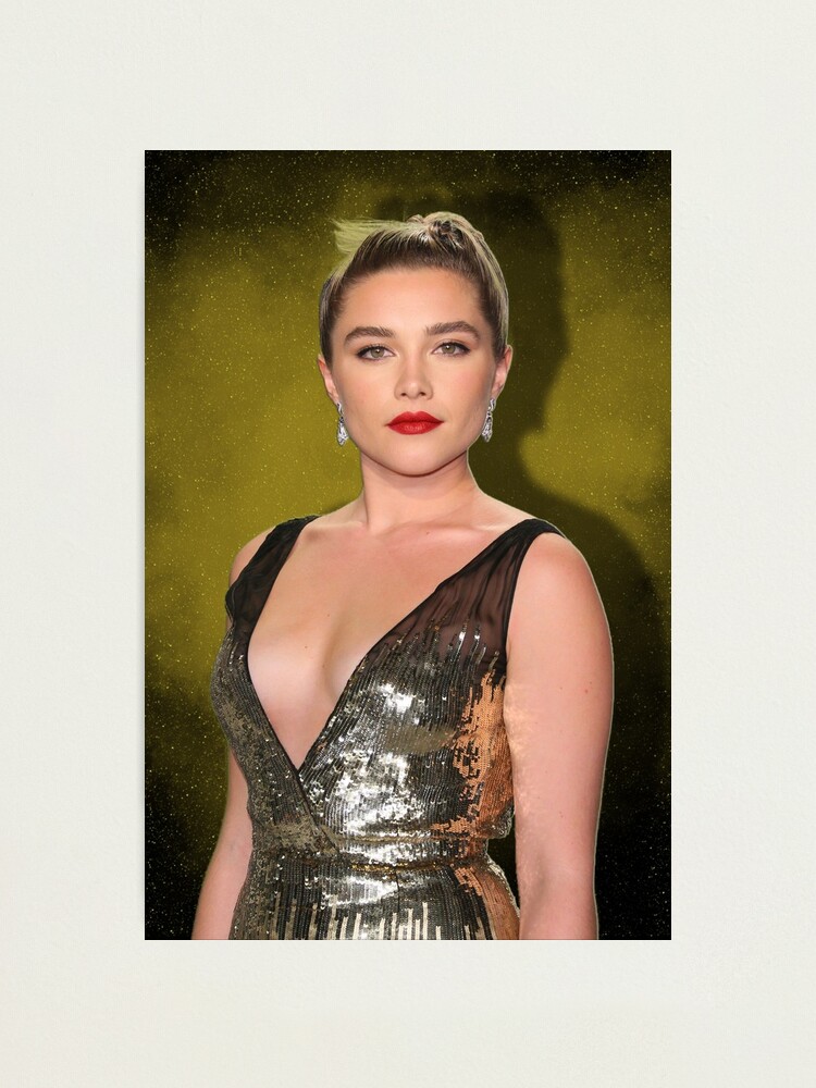 Florence Pugh - Yellow Glam" Photographic Print for Sale by vickytoriaq |  Redbubble