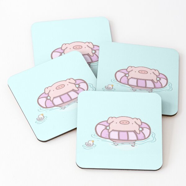 Item preview, Little Pig in Pool  designed and sold by PurplePigShop.
