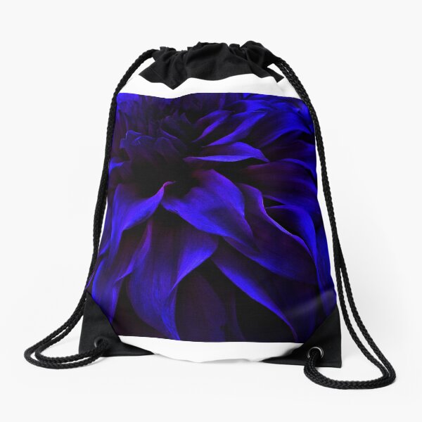 Dark Bloom Drawstring Bag