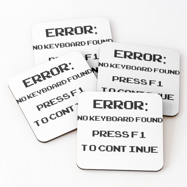 Item preview, error : no keyboard found funny computer design designed and sold by Tech apperance.