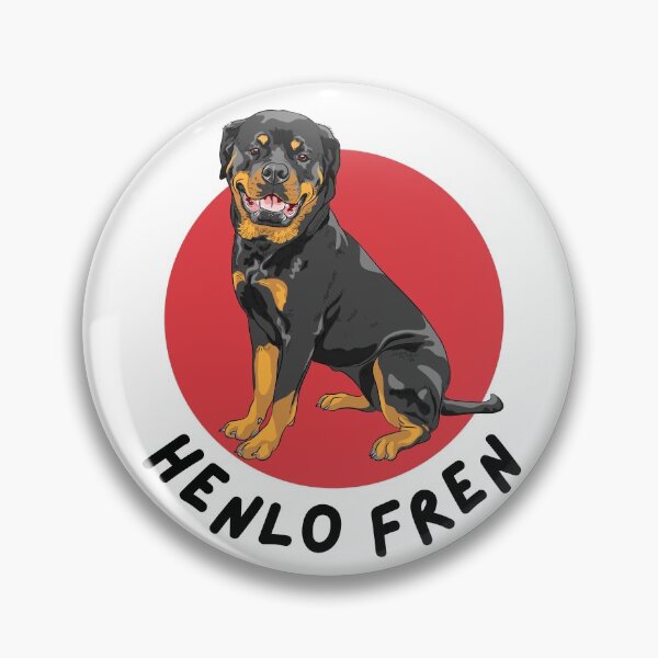 Item preview, Henlo Fren Rottweiler Doggo designed and sold by TheMinnie.
