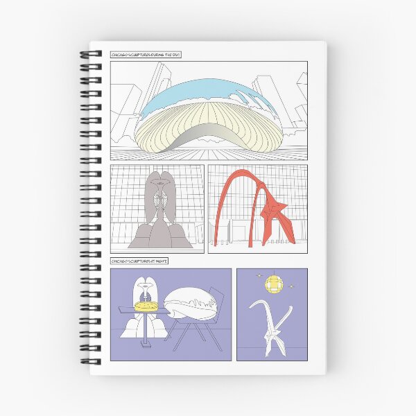 Artikelvorschau, Chicago Skulpturen Abstrakte Kunst und Comic entworfen und verkauft von kyravreeland.
