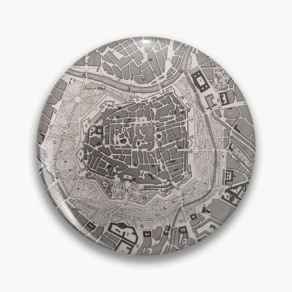 Item preview, Old Vienna Austria Map (1849) Vintage Wien City & Street Atlas designed and sold by BravuraMedia.