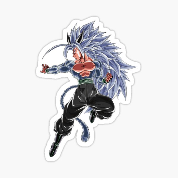 My OC Kala in her Ssj5 Form no Background | Sticker