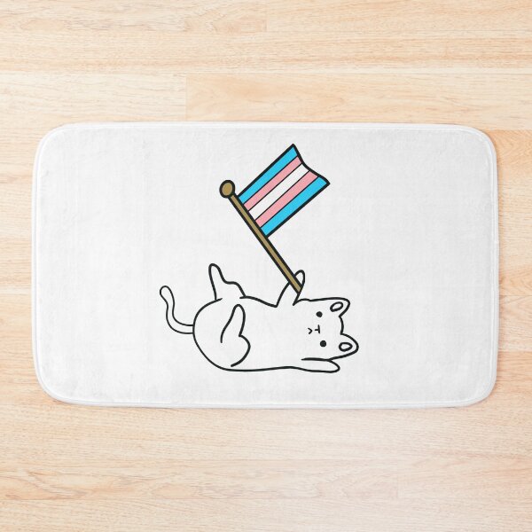 Item preview, Transgender Pride cat designed and sold by Sydscriv.