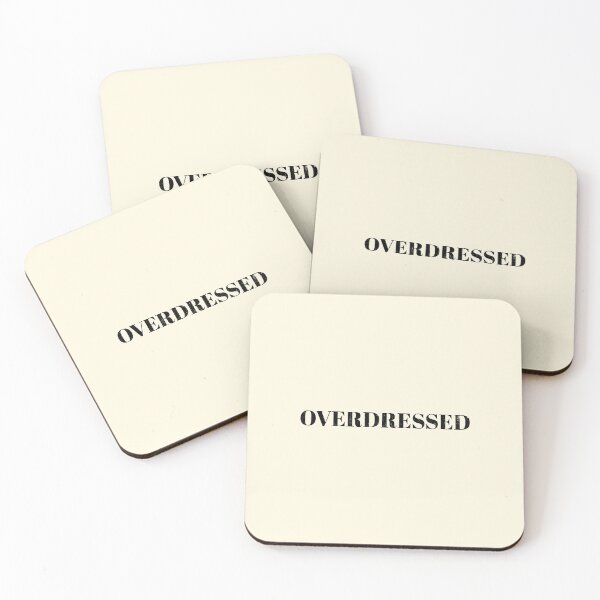 Item preview, Overdressed. Minimalist. Funny Quote. Sarcasm. Outfit.  designed and sold by TheGoToStore.