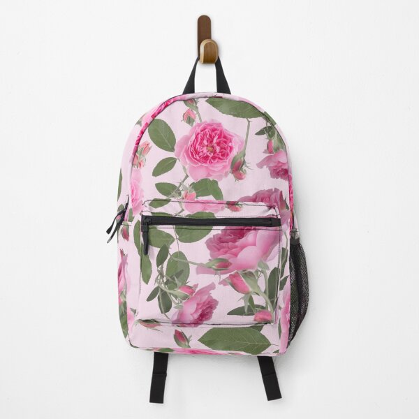 Item preview, Bright Pink Roses English Garden Scene designed and sold by cozycaroline.