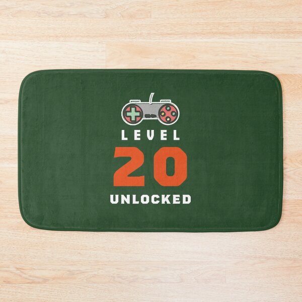 Item preview, Level 20 Unlocked Retro, Funny Video Gamer 20th Birthday Gift, 20 Years Old Vintage designed and sold by Boom-llqb.