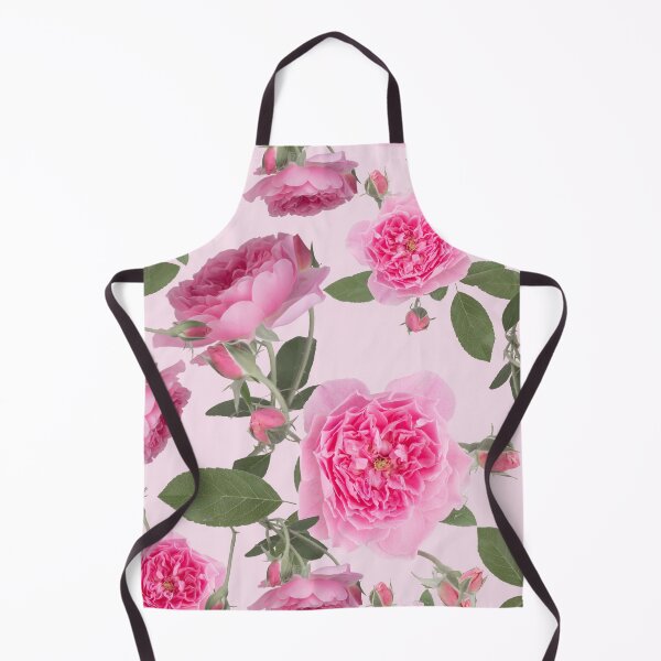 Item preview, Bright Pink Roses English Garden Scene designed and sold by cozycaroline.