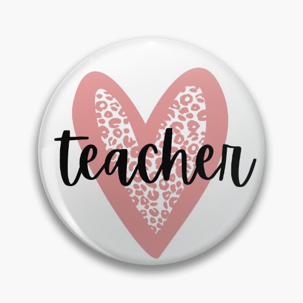 Item preview, Pink Leopard Heart Teacher  designed and sold by beachteacher.