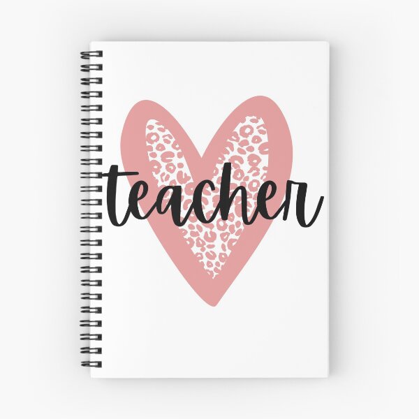 Item preview, Pink Leopard Heart Teacher  designed and sold by beachteacher.