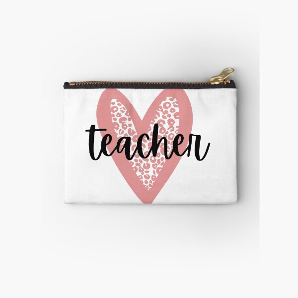 Item preview, Pink Leopard Heart Teacher  designed and sold by beachteacher.