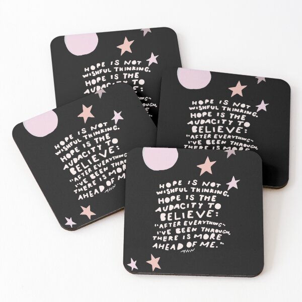 Item preview, Hope is not wishful thinking. Hope is the audacity to believe designed and sold by morgansgoods.