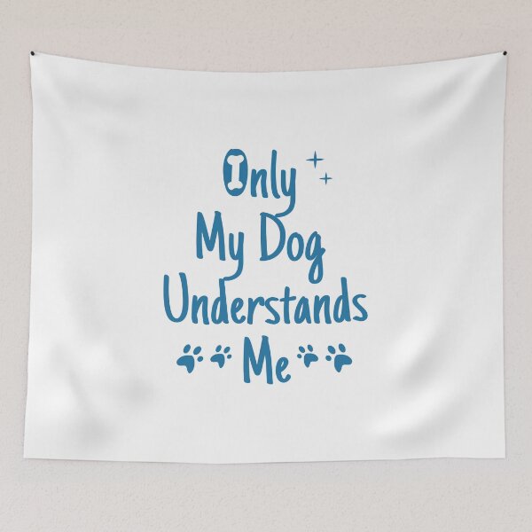 Item preview, Dog Lover Funny Gift  - only my dog understand me  designed and sold by charaf19.