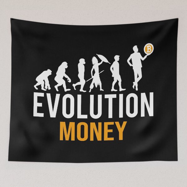 Item preview, Bitcoin Shirt Native American  Evolution of Money Shirt Cryptocurrency designed and sold by design880.