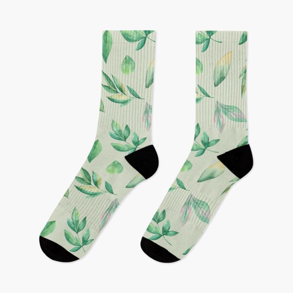 Item preview, Watercolor Peonies Leaves Pattern designed and sold by Pavnud.