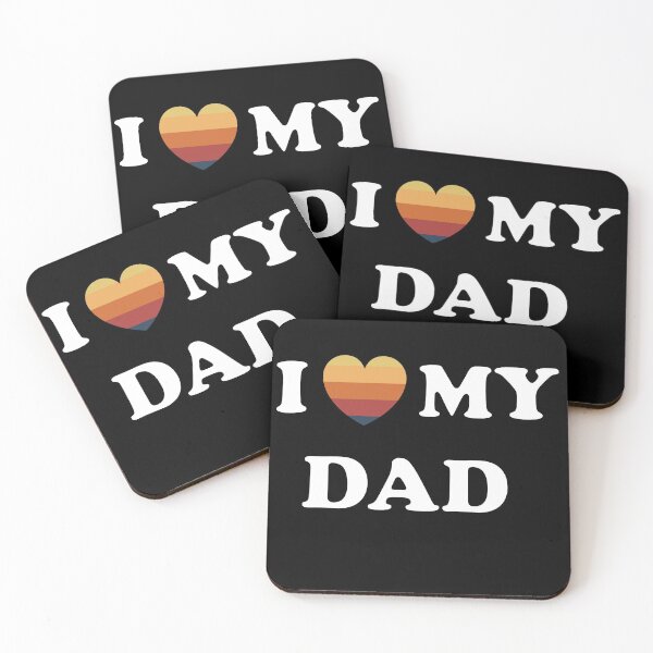 Item preview, ilove my dad stickers designed and sold by seriesxanime.