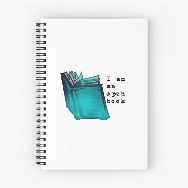 Item preview, I am an Open Book designed and sold by looloandstitch.