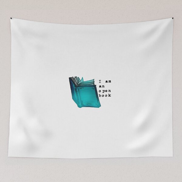 Item preview, I am an Open Book designed and sold by looloandstitch.