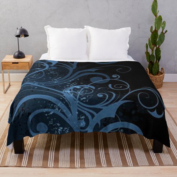 Artikelvorschau, Stilvolles abstraktes Blumendesign - Royal Blue entworfen und verkauft von NexusArts.