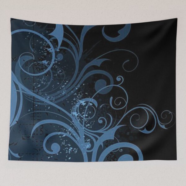 Artikelvorschau, Stilvolles abstraktes Blumendesign - Royal Blue entworfen und verkauft von NexusArts.